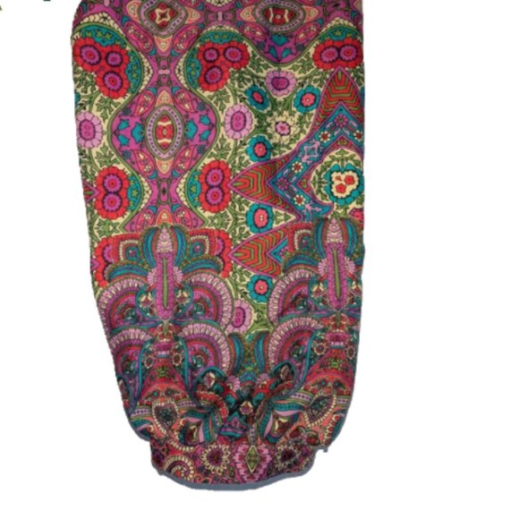 Anne Klein Vintage Boho Bubble Hem Blouse Top Size L - Picture 4 of 4